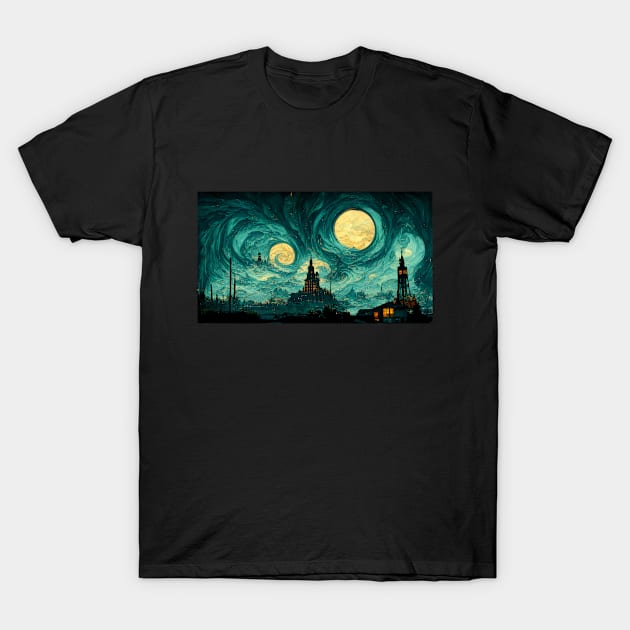 The Sky of Vincent Van Gogh (day5） T-Shirt by 1st Studio